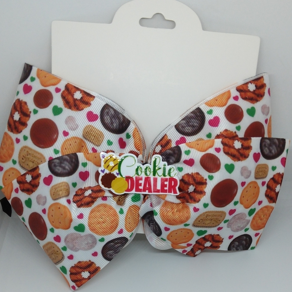 Girl scout cookie hair bow